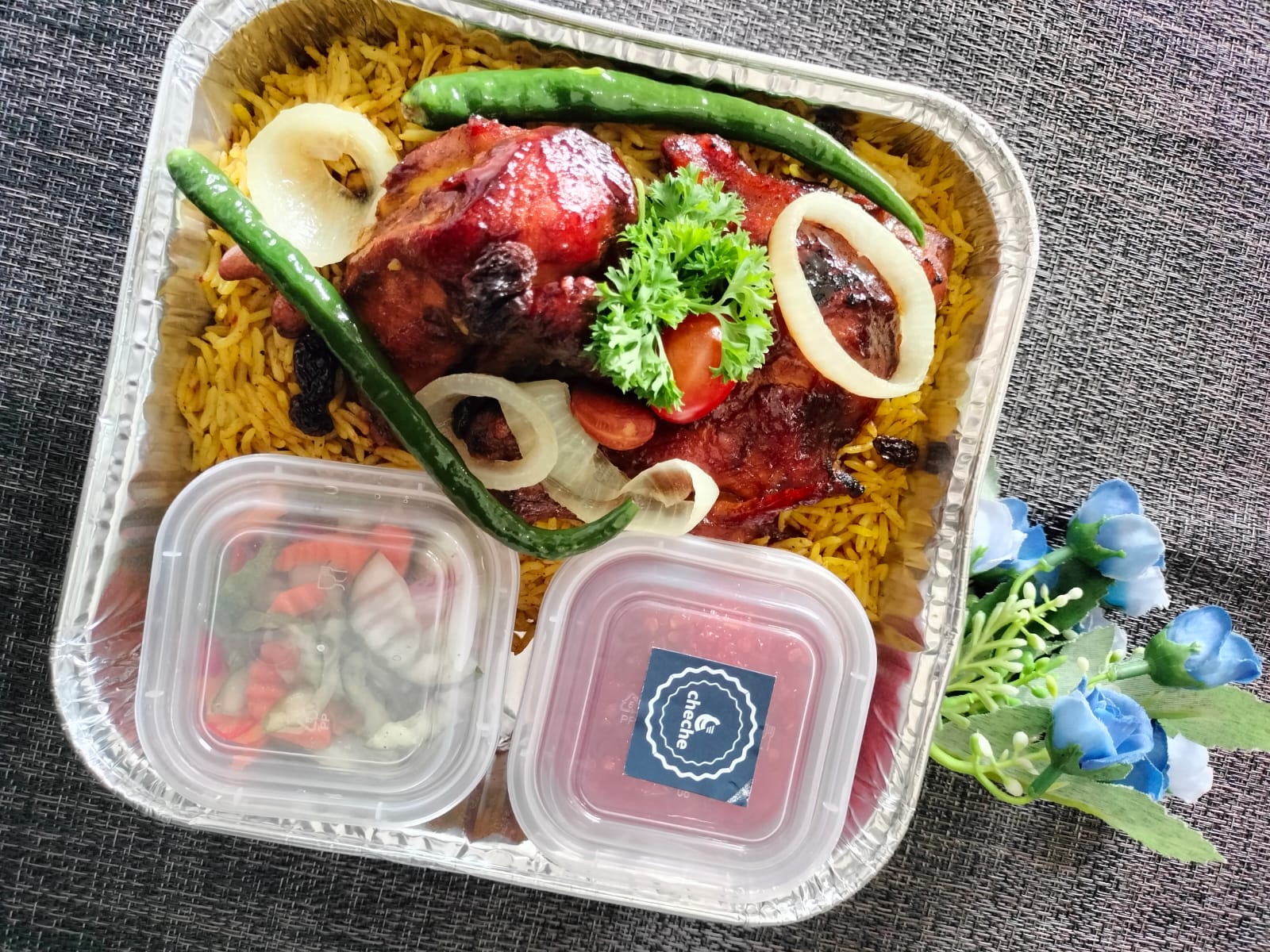 Paket Nasi Kebuli Ayam Kampung / Ayam Boiler (2 Orang)