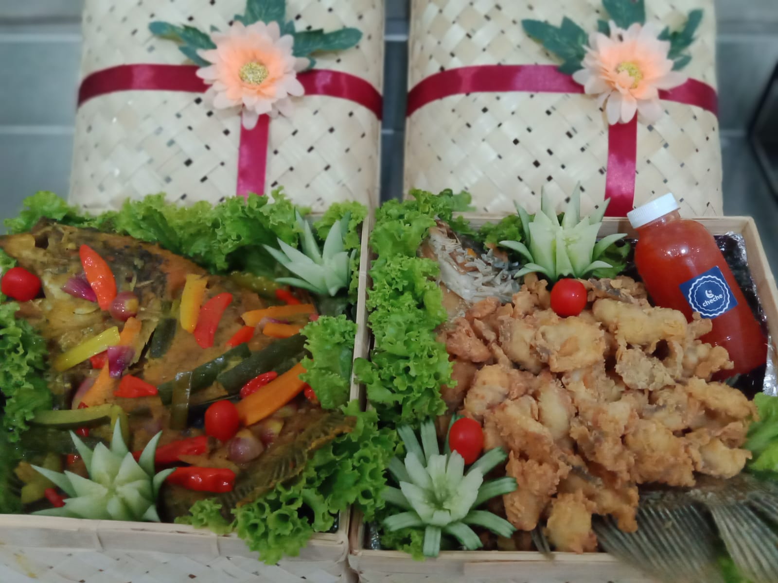 Hampers Gurame - Kemasan Sokase (Anyaman Bambu)